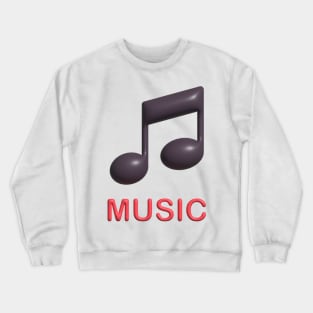 music Crewneck Sweatshirt